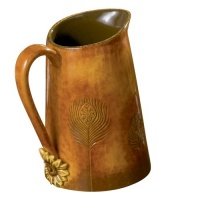 Grasslands Road Indian Summer Sunflower Pitcher, 5-1/2-Inch by 5-Inch by 3-3/4-Inch