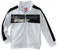 Puma - Kids Boys 2-7 Link Cat Jacket, White, 6