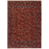 Couristan Timeless Treasures 4708/0032 Afghan Panel Area Rug - Rust