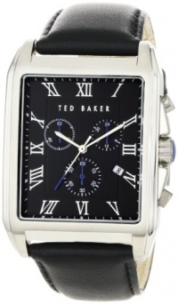 Ted Baker Men's TE1058 Quality Time Classic Rectangle Analog Multi-Function Case Watch