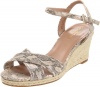 Cole Haan Women's Air Camila 65 Wedge Sandal,White Pine Snake Print,11 B US