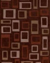 Dalyn Rugs Studio 302 5-Feet by 7-Feet 9-Inch Area Rug, Chocolate