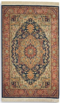 Karastan Navy Heriz Rug Size: 8'8 x 10'6