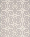 Area Rug 5x8 Rectangle Contemporary Light Gray Color - Surya Fallon Rug from RugPal