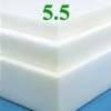 2 Inch Thick Full / Double Soft Sleeper 5.5 Visco Elastic Memory Foam Mattress Pad, Bed Topper