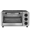 Simply stunning. Packed with professional power & professional good looks, this brushed stainless steel toaster oven does it all-bake, broil and toast to perfection, while saving precious countertop space. 1-year warranty. Model WTO450.