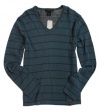 Calvin Klein Jeans Men's 12GG Plaited Striped Sweater