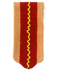 This fun scarf from Jack Spade reveals your sense of humor yet meshes perfectly with your cold weather wardrobe, great when you're at the homecoming game enjoying an actual hot dog.