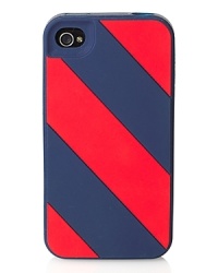 Protect your iPhone and match your university bar stripe tie at the same time with this preppy-first soft case from Jack Spade.