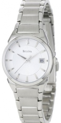 Bulova Women's 96M111 Crisp Silver Dial Watch