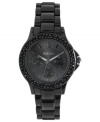 Bring an air of allure to your ensembles with this gunmetal tone watch from Style&co.