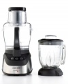 Give your kitchen confidence a boost with Black & Decker's versatile food processor. Its wide-mouth feed shoot reduces prep time by accommodating larger items, while a handy 5-cup blender jar attachment adds another function to its already vast repertoire. One-year warranty. Model FP2620S.