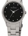 Skagen Black Dial with Silver Links Women's watch #347SSXB