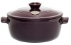 Emile Henry Flame Top 4.2 Quart Round Stew Pot, Figue