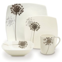 Mikasa Floral Silhouette 4-Piece Placesetting, Service for One