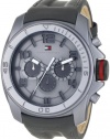 Tommy Hilfiger Men's 1790776 Sport Black and Grey Multi Eye with Black Case Watch