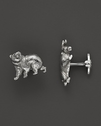 Day traders will appreciate these sterling silver cufflinks from Dolan & Bullock. From the Sterling Silver Collection.