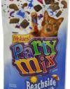 Friskies Party Mix, Beachside Crunch Cat Treats, Shrimp, Crab & Tuna Flavors, 2.1-Ounce Pouches (Pack of 10)