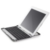 iXCC Aluminum Bluetooth Keyboard Case for Apple iPad 2/ iPad 3/ New iPad - Silver with Black Keys