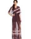 Gypsy 05 Women's Janie Maxi Dress, Burgundy, Large