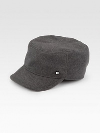 A military-inspired adjustable cap accented with signature logo detail.90% polyester/10% viscoseDry cleanImported