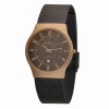 Skagen Men's 233XLRDD Steel Rose Gold Case, Brown Mesh Band Watch