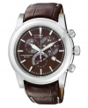 Style and utility fuse in this coolly sophisticated watch by Citizen.