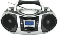 Naxa NPB-250 Portable MP3/CD Player with Text Display, AM/FM Stereo Radio, USB Input & SD/MMC Card Slot