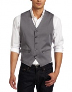 Kenneth Cole Men's Zipper Pocket Vest