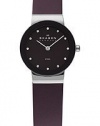 Skagen Purple Leather Women's Watch