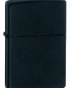 Zippo Regular Lighter, Black Matte, 1.5 x .5 x 2.25-Inch