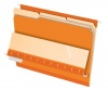 Pendaflex 435013ORA Pendaflex Interior File Folders, 1/3 Cut, Top Tab, Legal, Orange, 100/Box