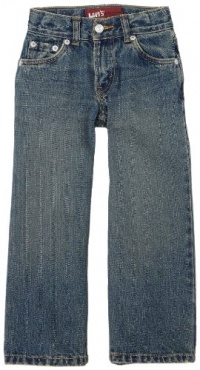 Levi's Boys 2-7 569 Loose Straight Jean,Medium Crosshatch,7S