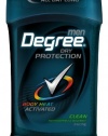 Degree Men's Body Responsive Antiperspirant & Deodorant, Invisible Stick, Clean, 2.70-Ounce, (Pack of 6)