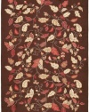 Area Rug 6x6 Round Contemporary Autumn Woods Color - Safavieh Martha Stewart Rug from RugPal