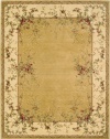 Nourison Rugs Chambord Collection CM03 Gold Rectangle 7'9 x 10'10 Area Rug