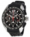 Invicta Men's 1453 S1 Racing Team Chronograph Black Dial Black Polyurethane Watch