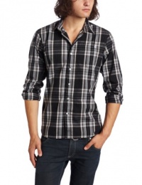 Volcom Men's X Factor Plaid Long Sleeve Shirt