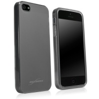 BoxWave Arctic Frost Apple iPhone 5 Case/Cover Crystal Slip - Smoke Grey