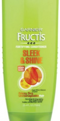 Garnier Conditioner, Sleek and Shine, Family Size, 25.4 Fluid Ounce