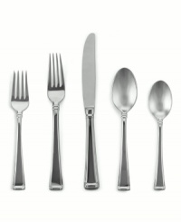 Premier tableware designer Gorham presents superior quality stainless steel flatware in an array of distinctive patterns, to suit your every mood and occasion. The formal Column place settings combine contemporary simplicity with striking neoclassical detailing.