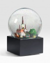 EXCLUSIVELY OURS. This cityscaped globe is filled with the hand-painted resin skyline of New Orleans, including landmarks such as: St. Louis CathedralJackson SquareRoyal and Bourbon Street lamppostsRiverboatStreetcarMardi Gras float and morePlays Way Down Yonder in New OrleansGlass dome with resin figures7H X 4W X 3½D3.5 lbs.Imported