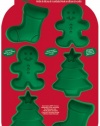 Wilton 6 Cavity Silicone Stocking, Boy and Tree Mold Pan