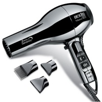 Andis 82005 1875 Watt Professional Ceramic Ionic Hair Dryer, Black Chrome