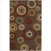 Brown Surya Bombay 2'6x8' Contemporary Runner Area Rug from RugPal.com