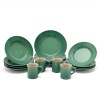 Le Creuset Stoneware 16-Piece Dinnerware Set, Fennel