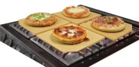 Laroma Barbeque Pizza Baking Stones, Set of 4, 7.5-Inch by 7.5-Inch