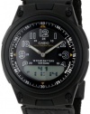 Casio Men's AW80V-1BV World Time Ana-Digi Data Bank 10-Year-Battery Watch