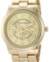 Vernier Women's VNR200 Round Gold-Tone Bracelet Quartz Watch