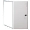 Leviton 47605-28P 28-Inch Series, Premium Hinged Door with Trim Ring for Structured Media Center, White